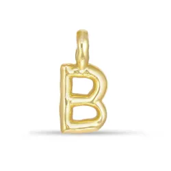 letter b hanger in verguld sterlingzilver - My Letter