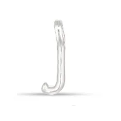 letter j hanger in zilver - My Letter