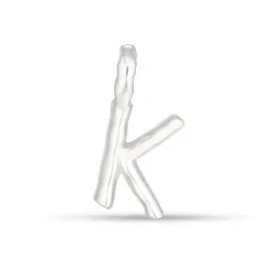 letter k hanger in zilver - My Letter