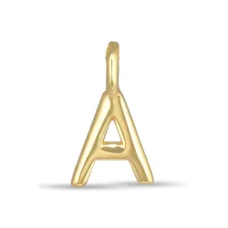 letter a hanger in verguld sterlingzilver - My Letter