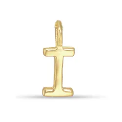 letter i hanger in verguld sterlingzilver - My Letter