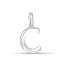 letter c hanger in zilver