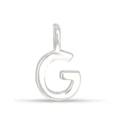 letter g hanger in zilver - My Letter