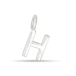 letter h hanger in zilver - My Letter