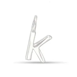 letter k hanger in zilver - My Letter