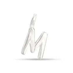 letter m hanger in zilver - My Letter