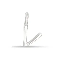 letter v hanger in zilver - My Letter