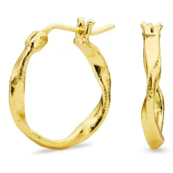 creool in verguld messing - Eliné