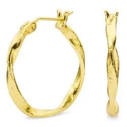 24 mm creool in verguld messing - Eliné