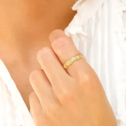ring in verguld messing - Eliné