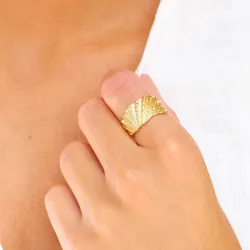 ring in verguld messing - Eliné