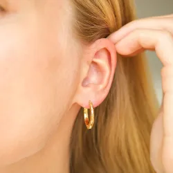 20 mm creool in verguld messing - Eliné