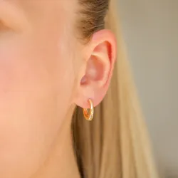 14 mm creool in verguld messing - Eliné