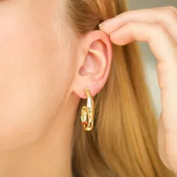 halfcreool in verguld messing - Eliné