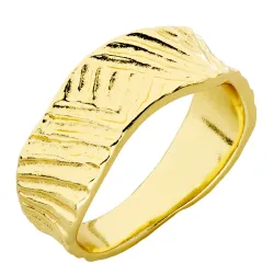ring in verguld messing - Eliné