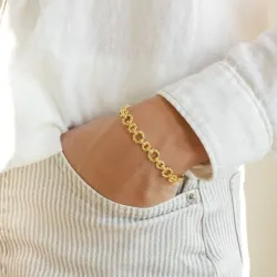 armband in verguld messing - Eliné