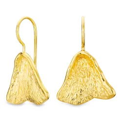 oorbellen in verguld messing - Eliné