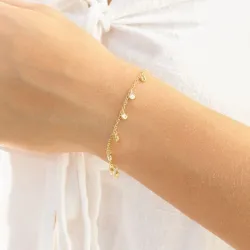 armband in verguld messing - Eliné