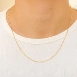 ketting in verguld messing - Eliné