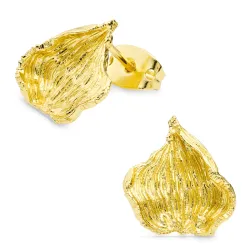 oorbellen in verguld messing - Eliné