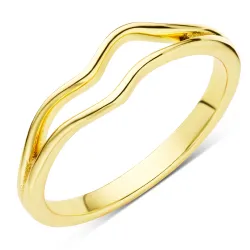 ring in verguld messing - Eliné