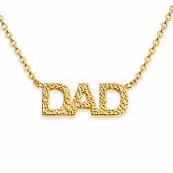 dad ketting in verguld messing - Eliné