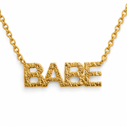 babe ketting in verguld messing - Eliné