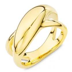 waterproof ring in verguld staal - OCEANA