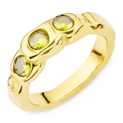 waterproof ring in verguld staal - OCEANA