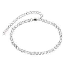 waterproof zirkoon tennisarmband in staal - OCEANA