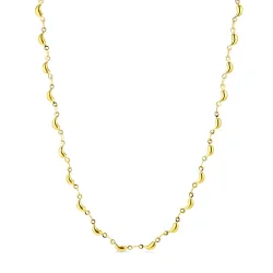 waterproof ketting in verguld staal  x 3,9 mm  - OCEANA