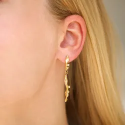 waterproof zirkoon oorbellen in verguld staal - OCEANA