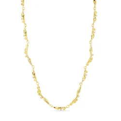 waterproof zirkoon ketting in verguld staal - OCEANA