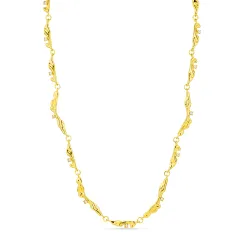 waterproof zirkoon ketting in verguld staal - OCEANA