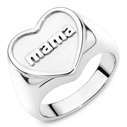 waterproof hart ring in staal - OCEANA