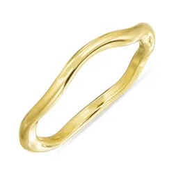 waterproof ring in verguld staal - OCEANA