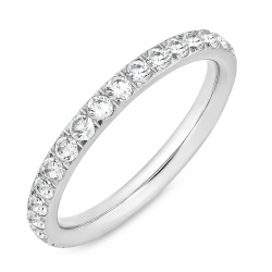 waterproof zirkoon ring in staal - OCEANA