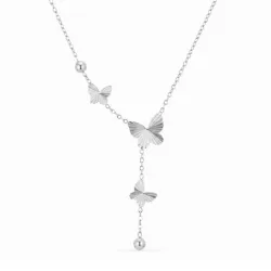 waterproof vlinder ketting in staal - OCEANA