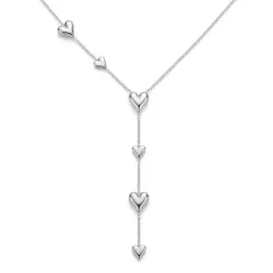 waterproof hart ketting in staal - OCEANA