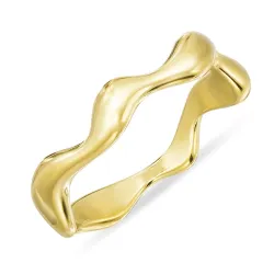 waterproof ring in verguld staal - OCEANA