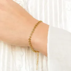 waterproof hart armband in verguld staal - OCEANA