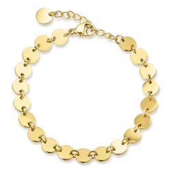 waterproof rond armband in verguld staal - OCEANA