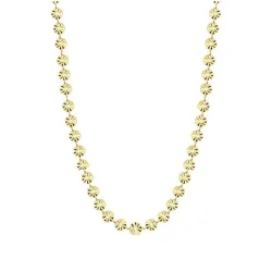 waterproof rond ketting in verguld staal - OCEANA