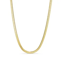 waterproof ketting in verguld staal 37 + 5 cm x 3,5 mm  - OCEANA