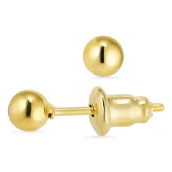 4 mm waterproof oorsteker in verguld staal - OCEANA