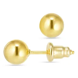 6 mm waterproof oorsteker in verguld staal - OCEANA