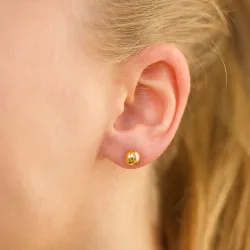 6 mm waterproof oorsteker in verguld staal - OCEANA