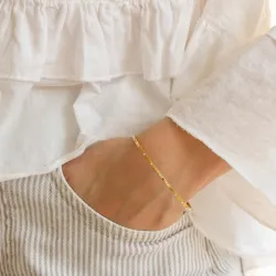 waterproof armband in verguld staal - OCEANA