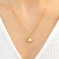 waterproof ketting in verguld staal - OCEANA