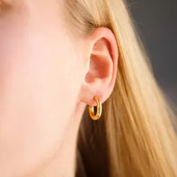 15 mm waterproof halfcreool in verguld staal - OCEANA